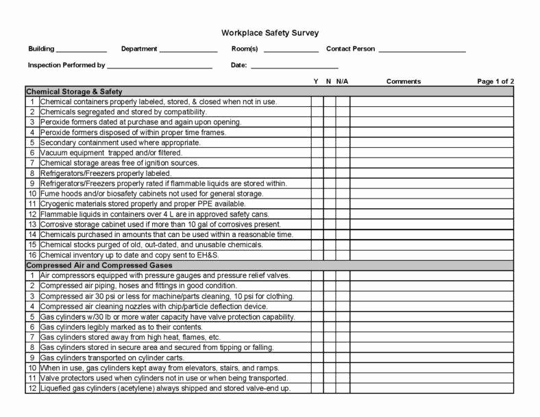 Safety Audit Report Sample Best Of 27 Of Employee Safety Checklist Template