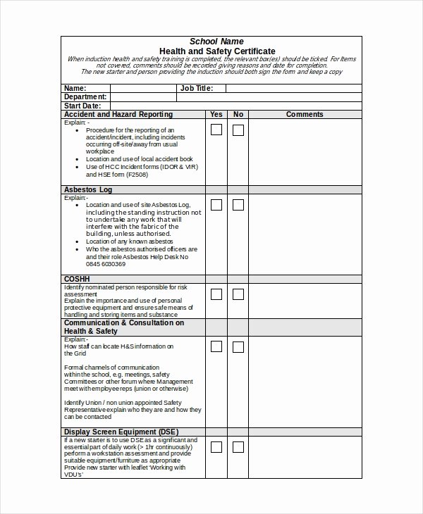 Safety Training Certificate Template Fresh Safety Certificate Template 11 Word Pdf Psd Ai