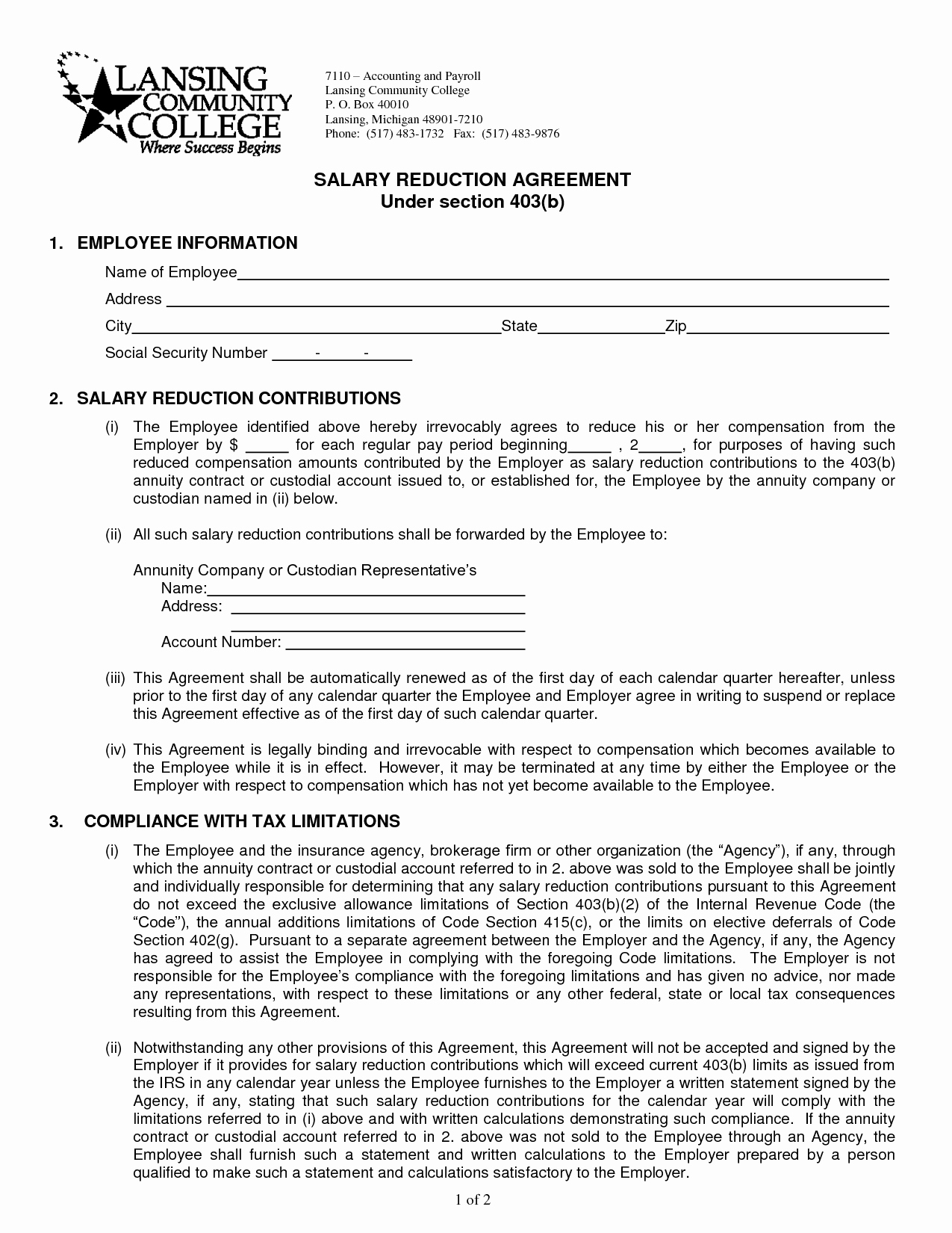 Salary Agreement Letter Awesome 10 Best Of Salary Agreement Letter Sample