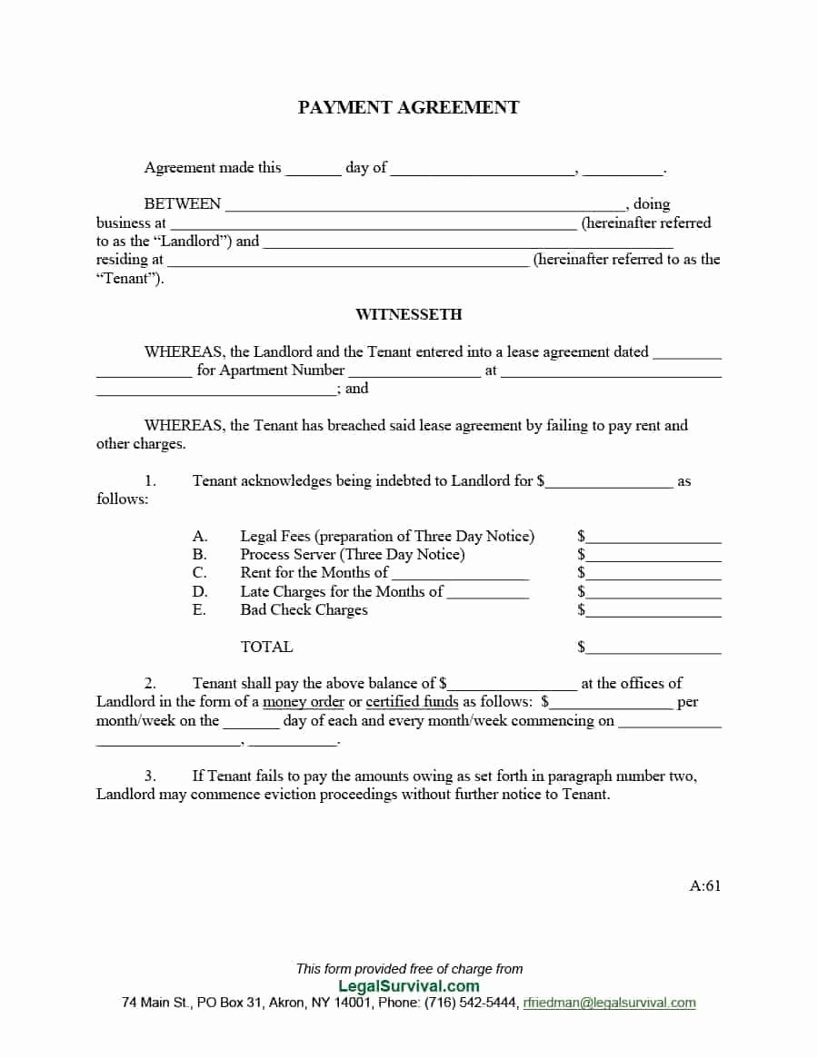 Salary Agreement Letter Best Of 33 Great Payment Plan Schedule Templates Template Archive