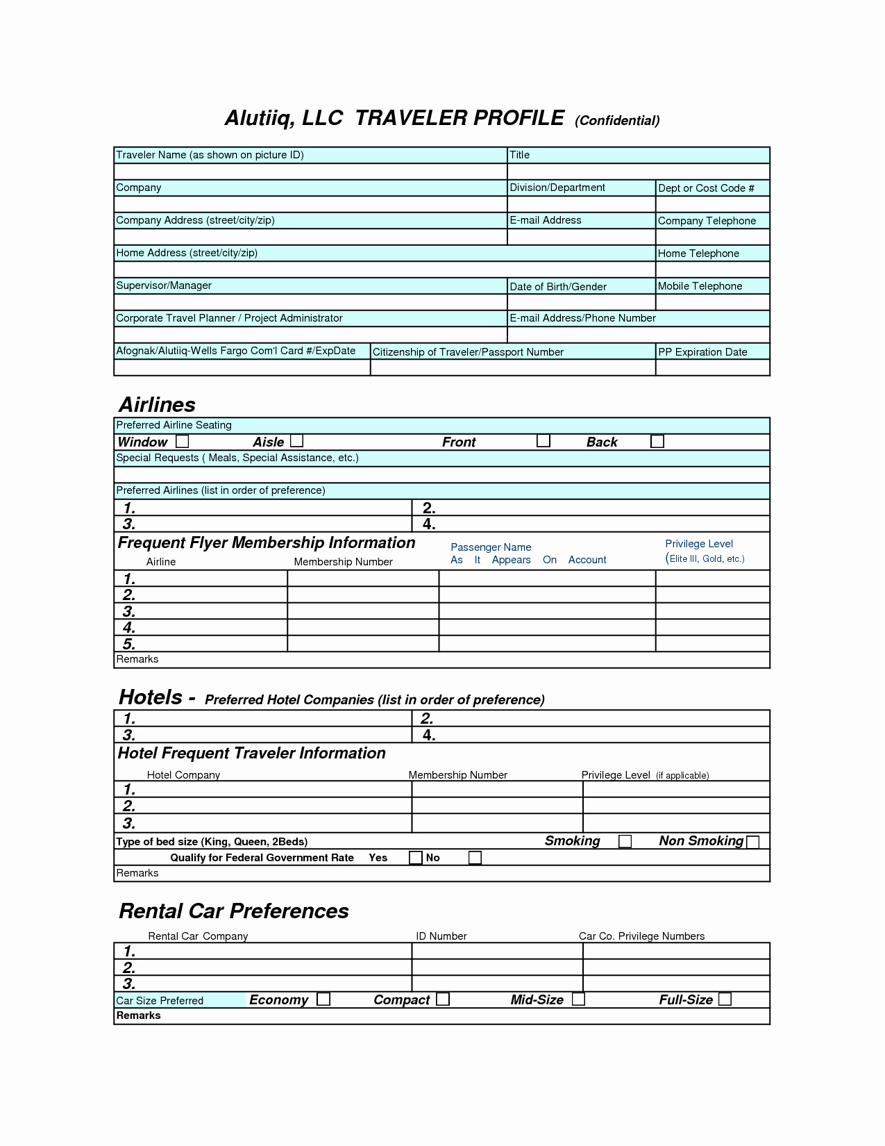 Sales Customer Profile Template New 28 Images Sales Customer Profile Template Prospecting