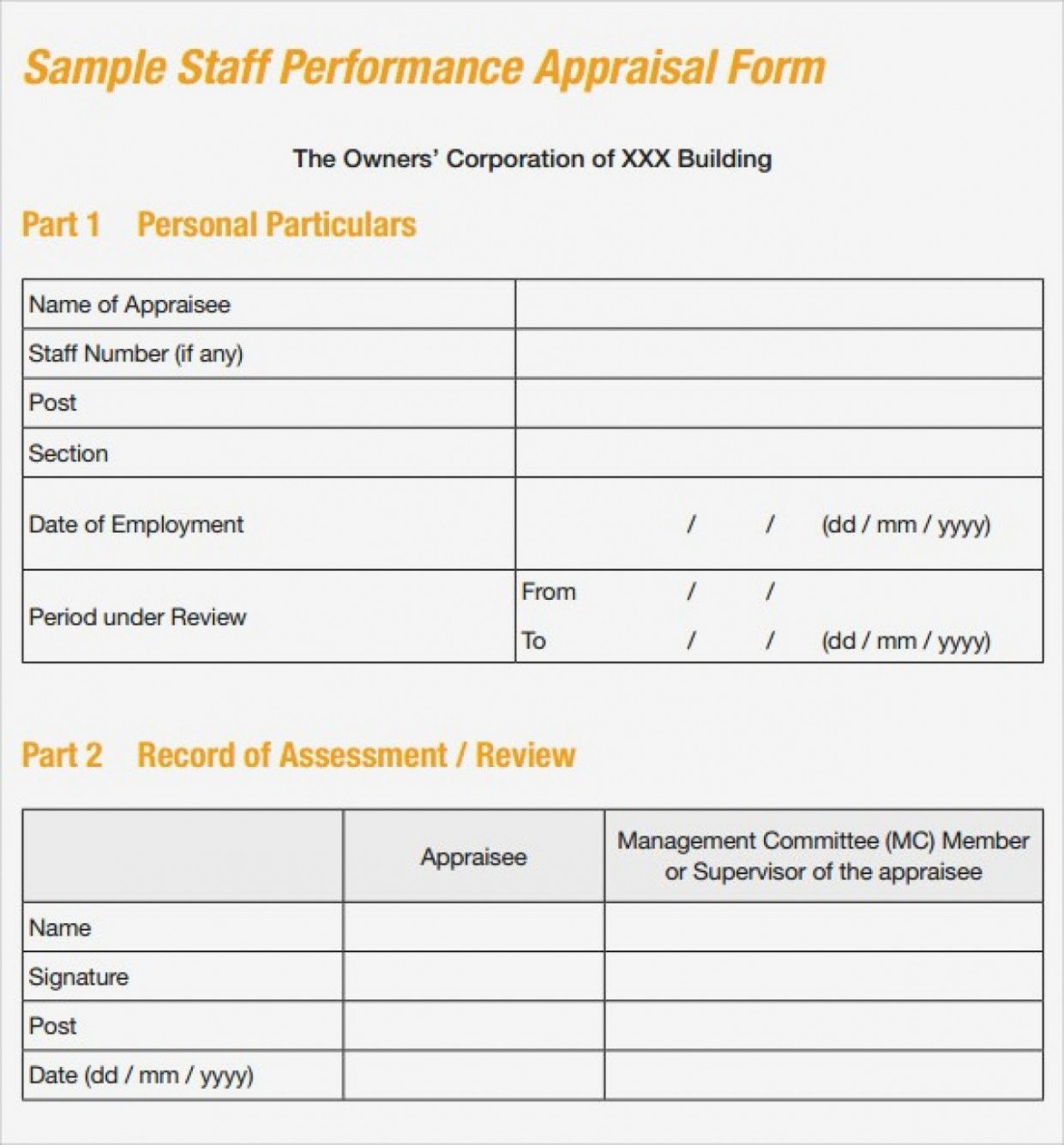 Sales Performance Appraisal form Unique Seven Ways How to Get the Most From This