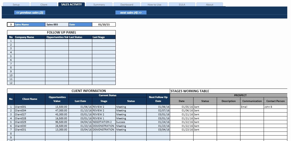 Sales Pipeline Template Excel Beautiful Sales Task List and Pipeline Manager