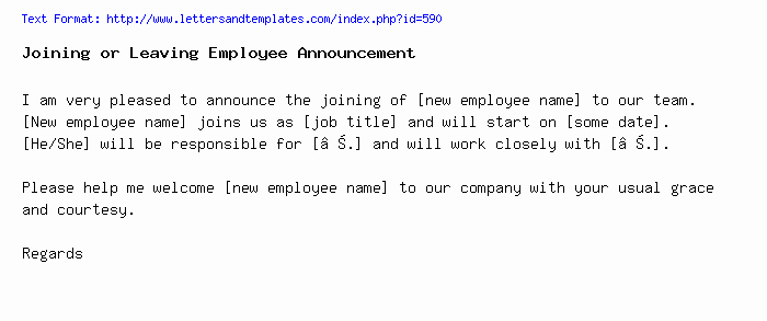 Sample Announcement Of Employee Leaving Best Of Joining or Leaving Employee Announcement