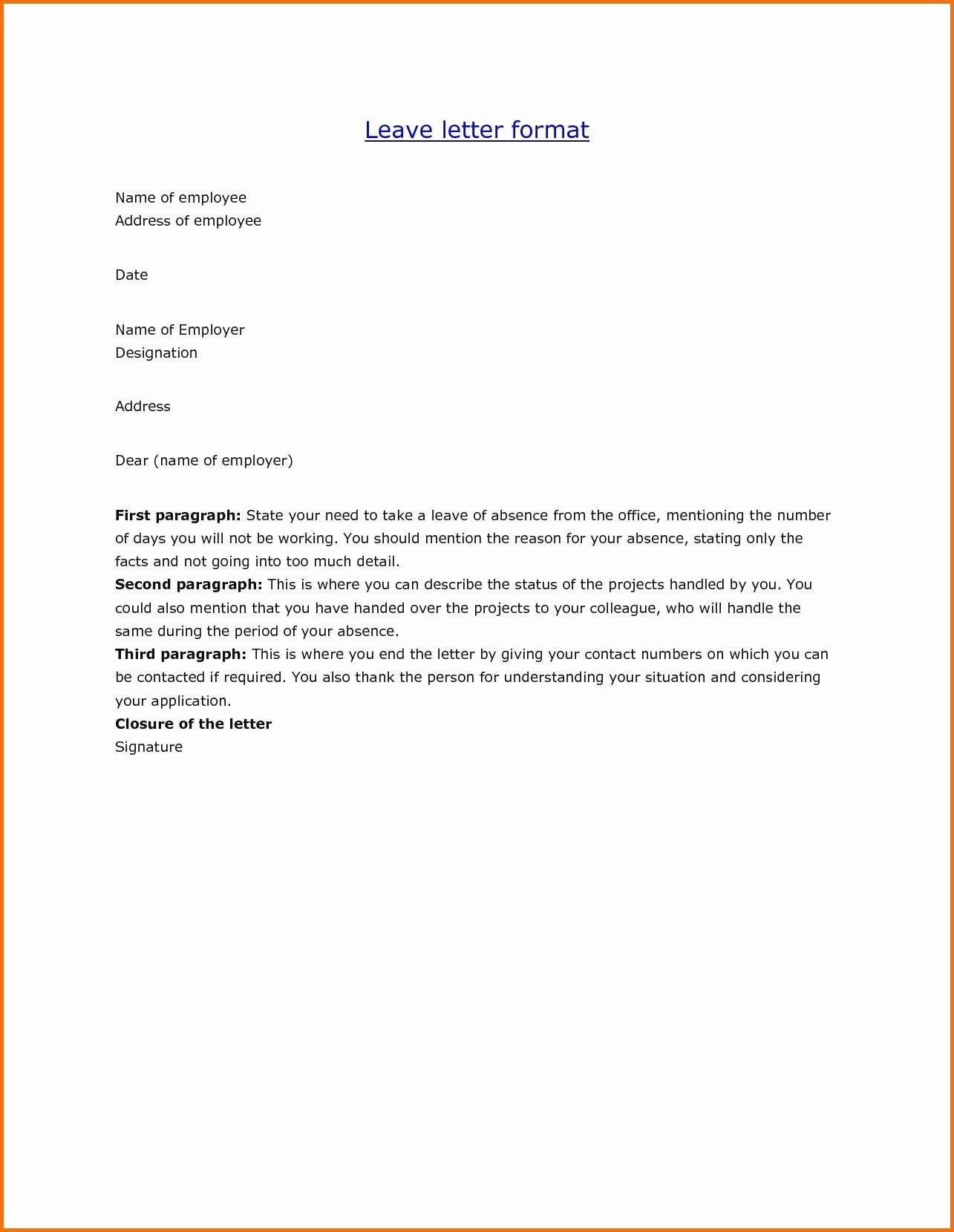 Sample Announcement Of Employee Leaving Inspirational Leave the Pany Letter Template Employee Resignation