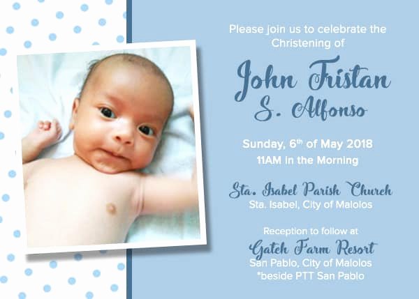 Sample Baptismal Invitations Beautiful Layout Design Of Baptismal Invitation by Pauange87