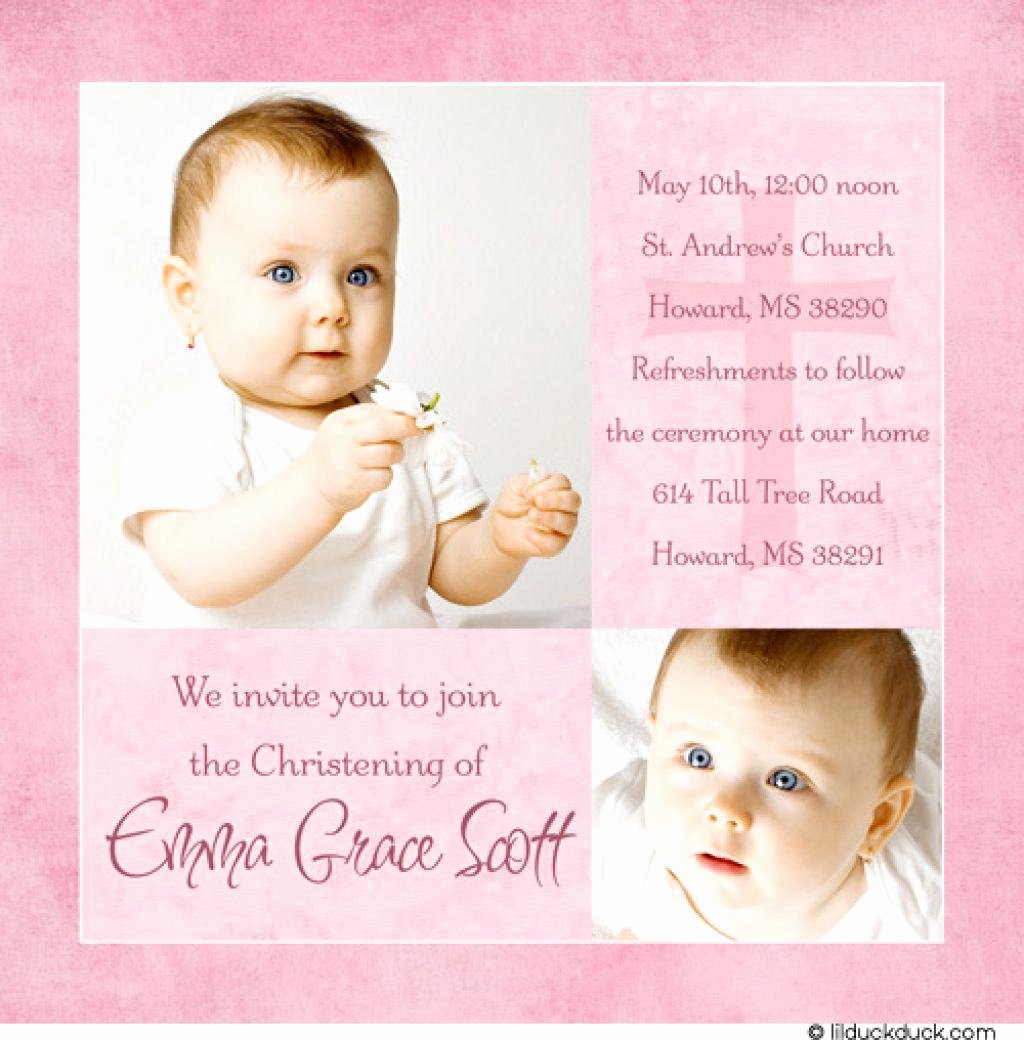 Sample Baptismal Invitations Best Of 48 Sample Christening Invitations Sample Invitation