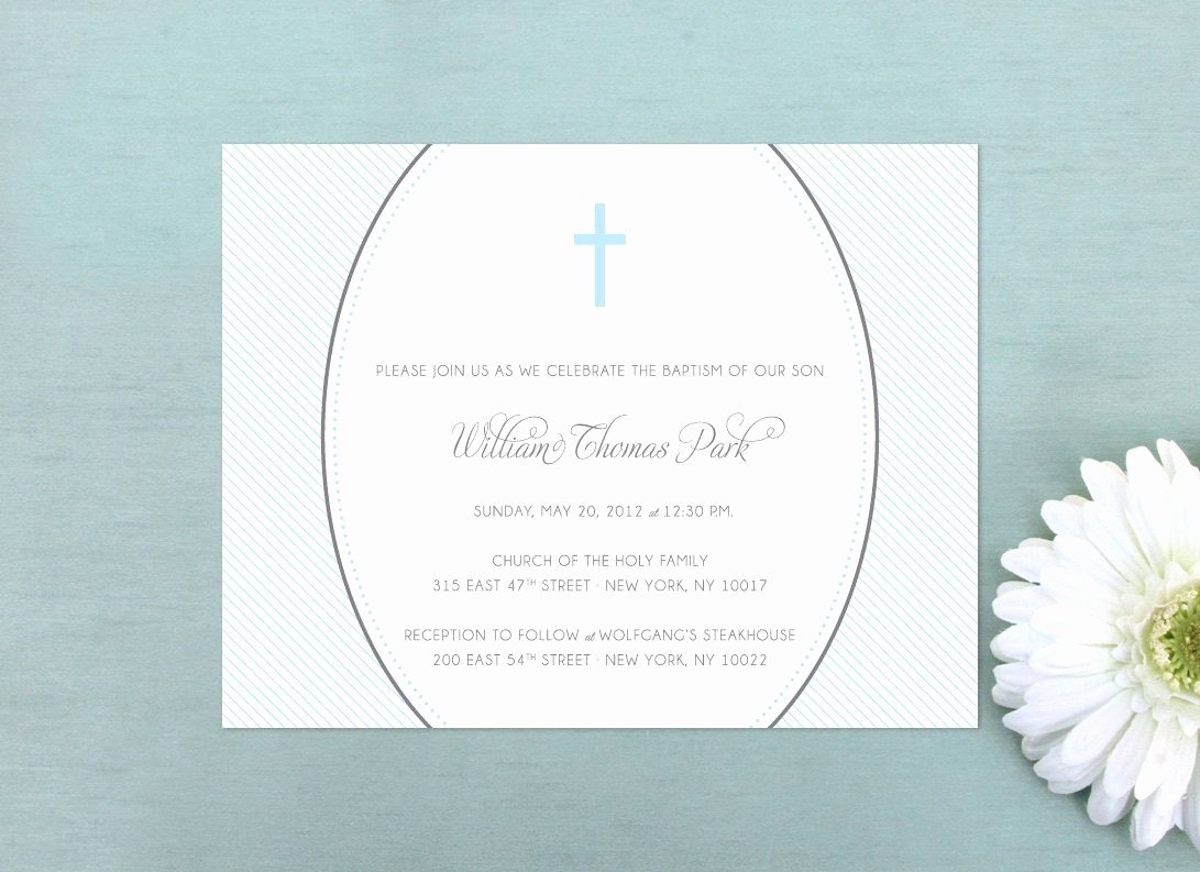 Sample Baptismal Invitations Fresh 48 Sample Christening Invitations Sample Invitation