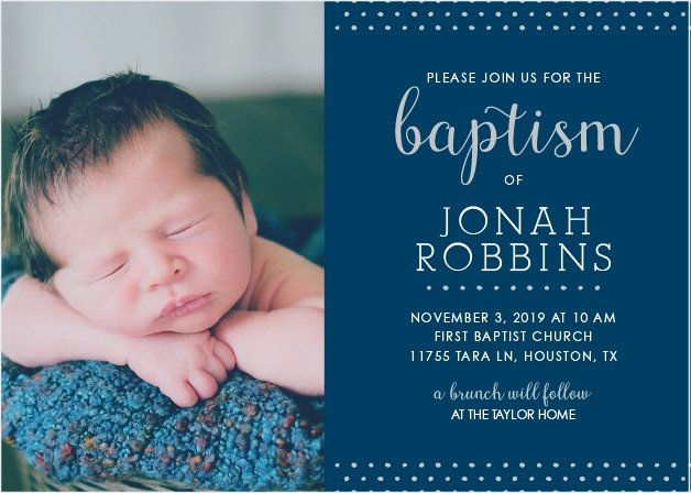 Sample Baptismal Invitations Inspirational Boy Baptism Invitations &amp; Boy Christening Invitations