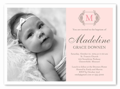 Sample Baptismal Invitations Lovely 4 Baptism Invitations &amp; Christening Invitations