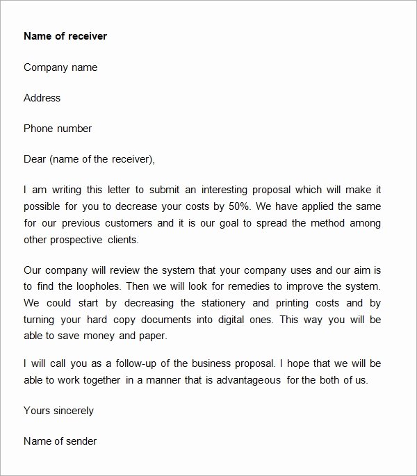 Sample Business Proposal Letter for Partnership New 38 Sample Business Proposal Letters Pdf Doc