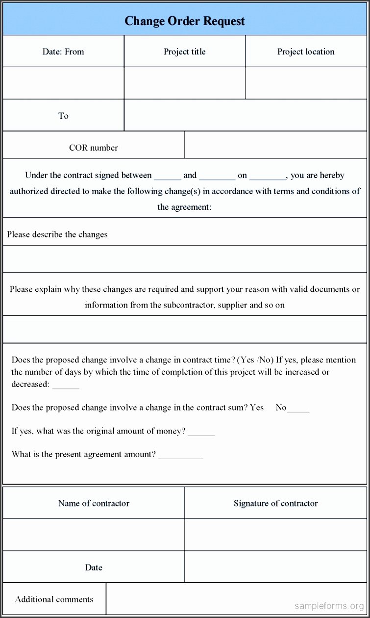 Sample Change Request form Unique 5 Itil Change Request form Template Sampletemplatess