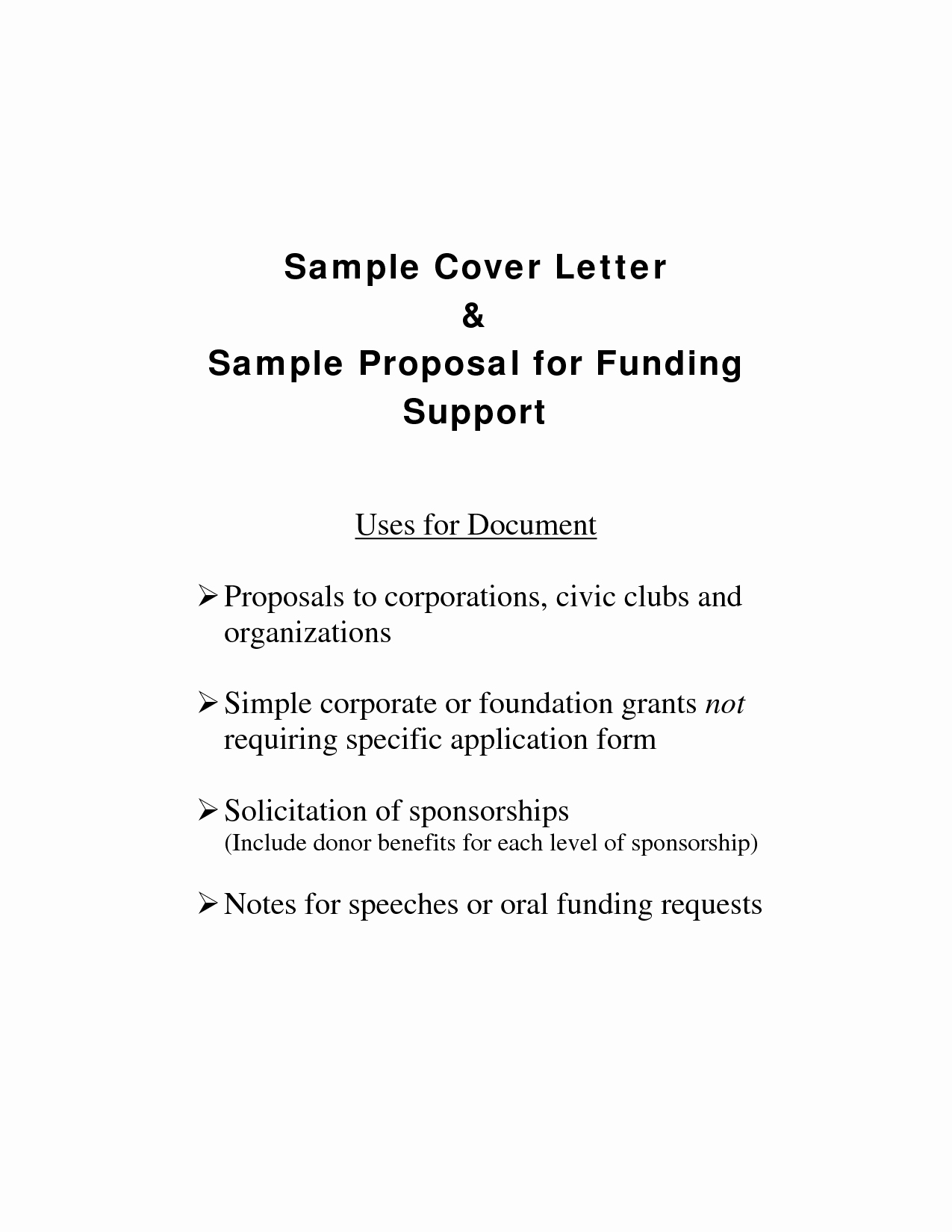 Sample Cover Letter for Grant Proposal Elegant Letter Of Support for Funding Sample &amp; Templates