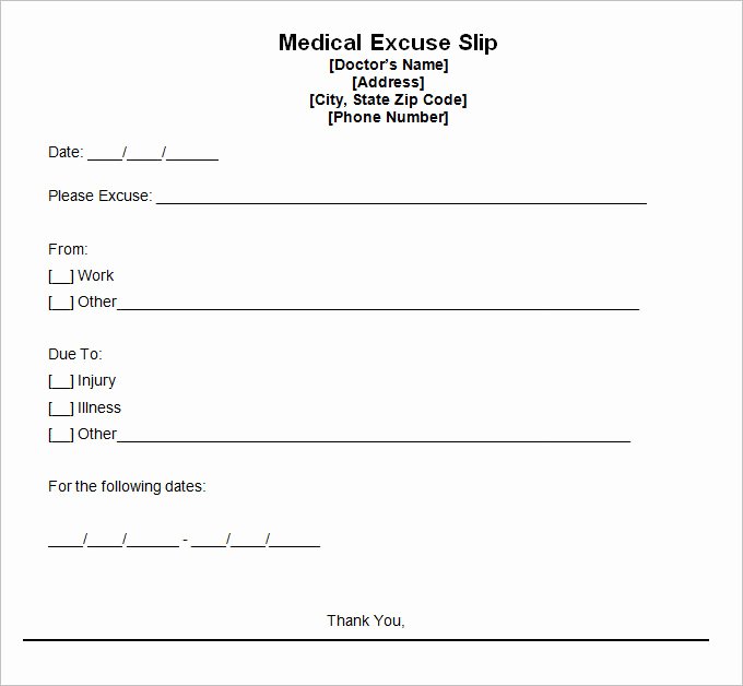 Sample Doctors Excuse Best Of 9 Doctor Excuse Templates Pdf Doc