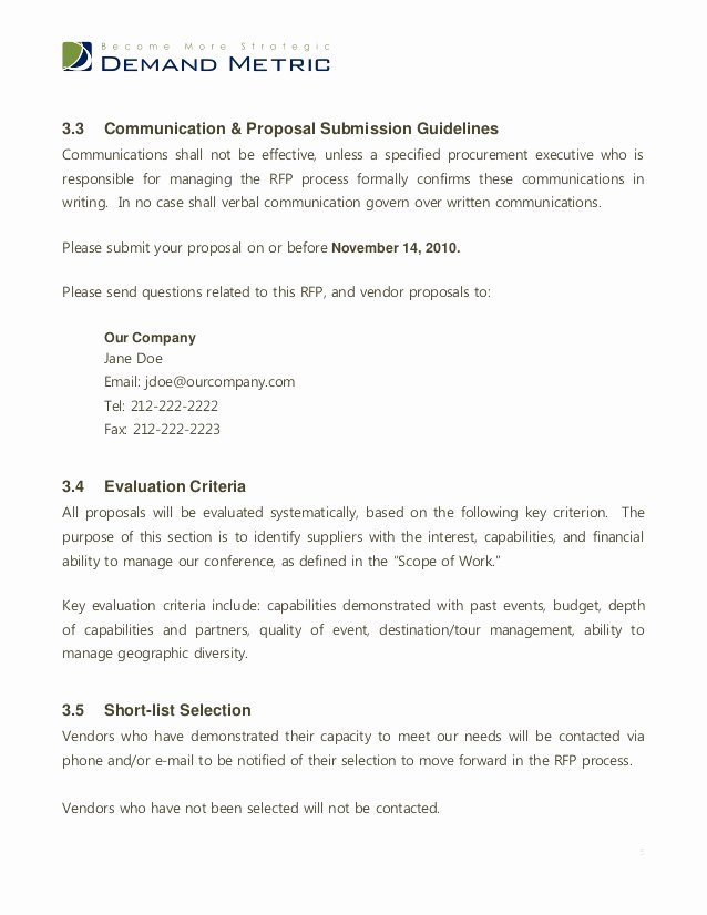 Sample Email for Proposal Submission Fresh Sample Email for Proposal Submission