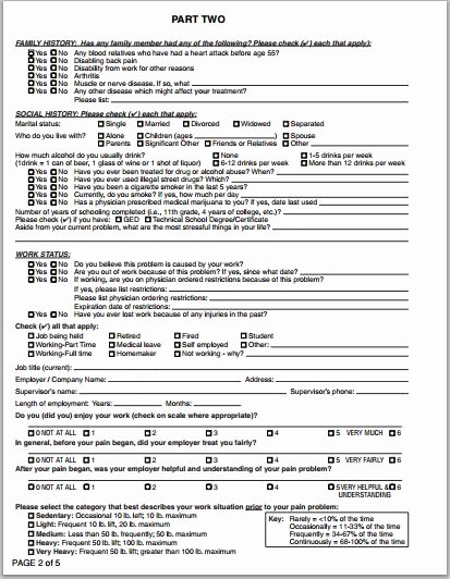 Sample Health History form Best Of Patient Health History Questionnaire form Templates