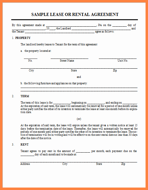 Sample Home Buyout Agreement Inspirational 6 Sample House Rental Agreement Word format