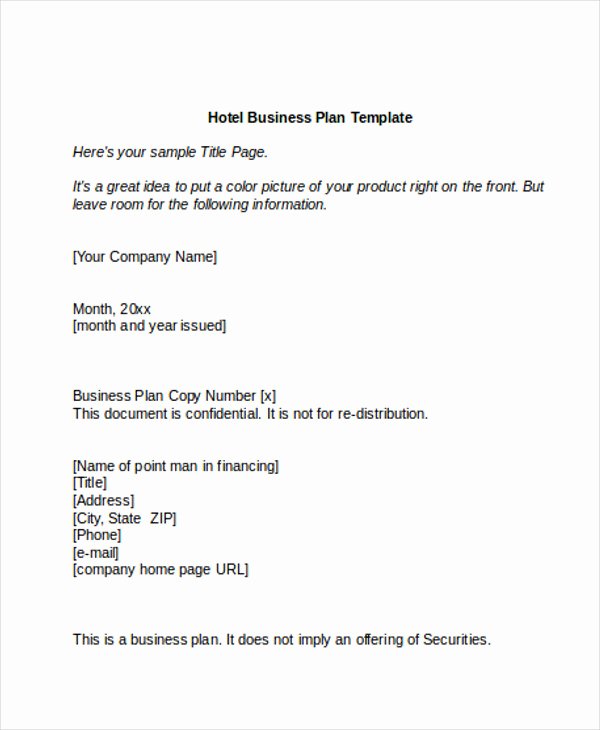 Sample Hotel Rfp