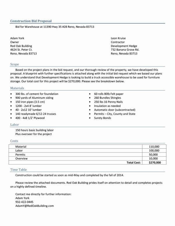 Sample Hotel Rfp Inspirational Bid Tracking Spreadsheet