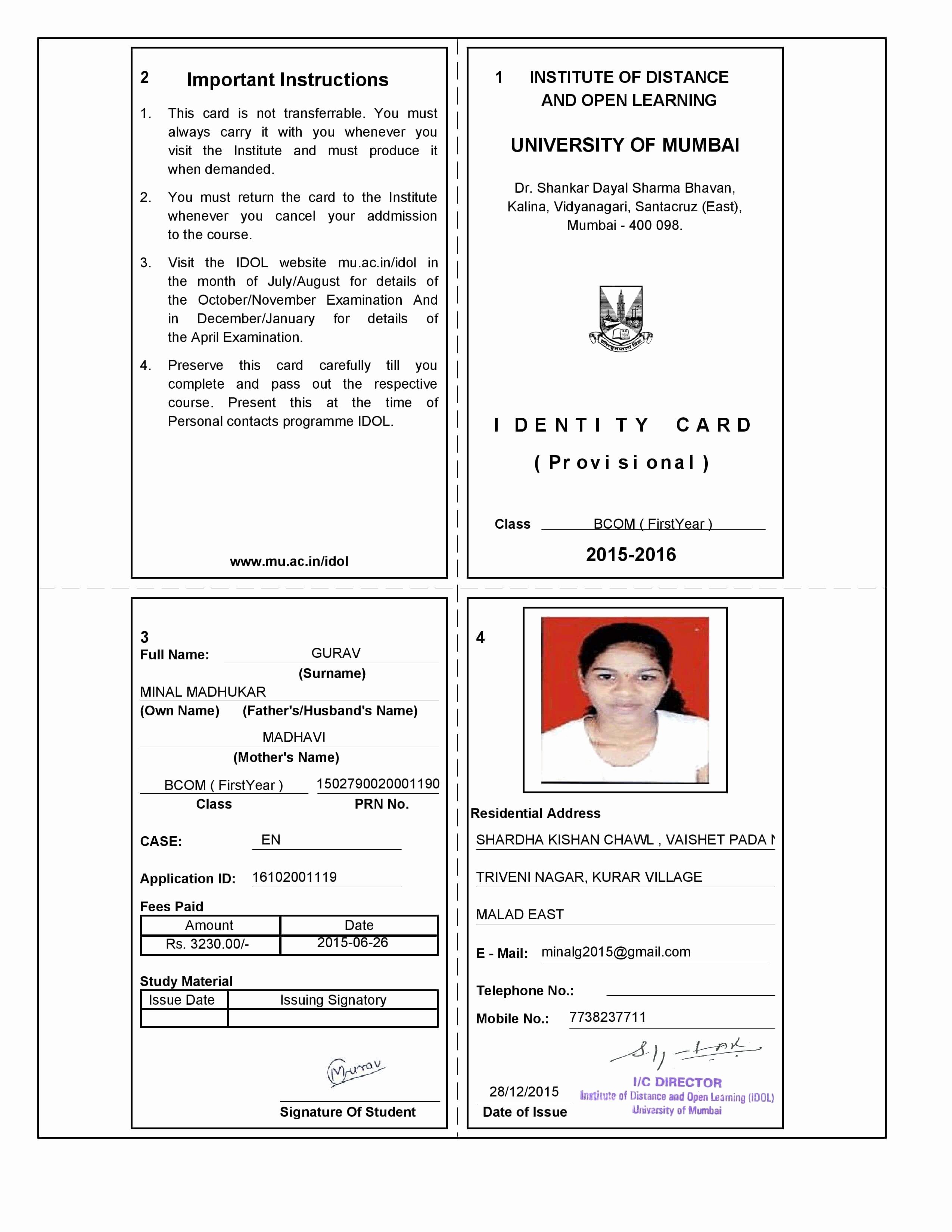Sample Identity Card Best Of Dangerous Security Flaw In Idol S Website