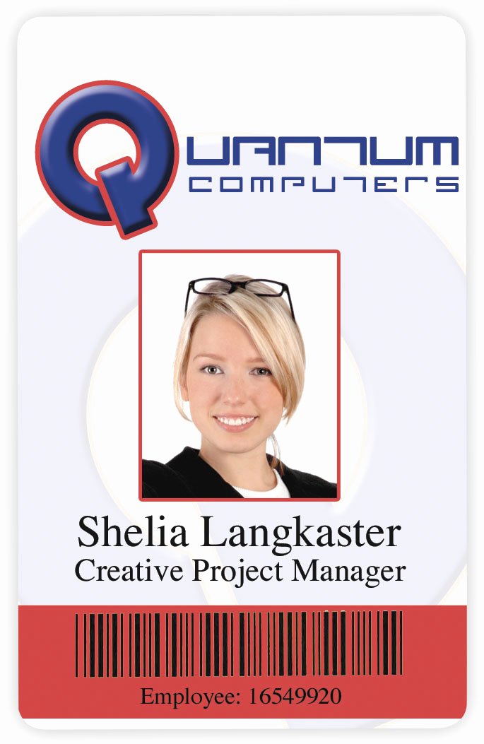 Sample Identity Card Unique Sample Id Cards