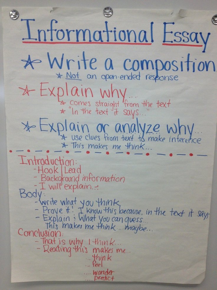 how to write an informative essay for 5th grade