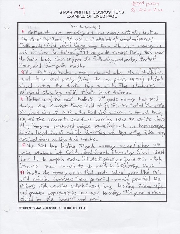 Sample Informational Essay 5th Grade New 51 5th Grade Essay Samples 18 Best 4th Grade