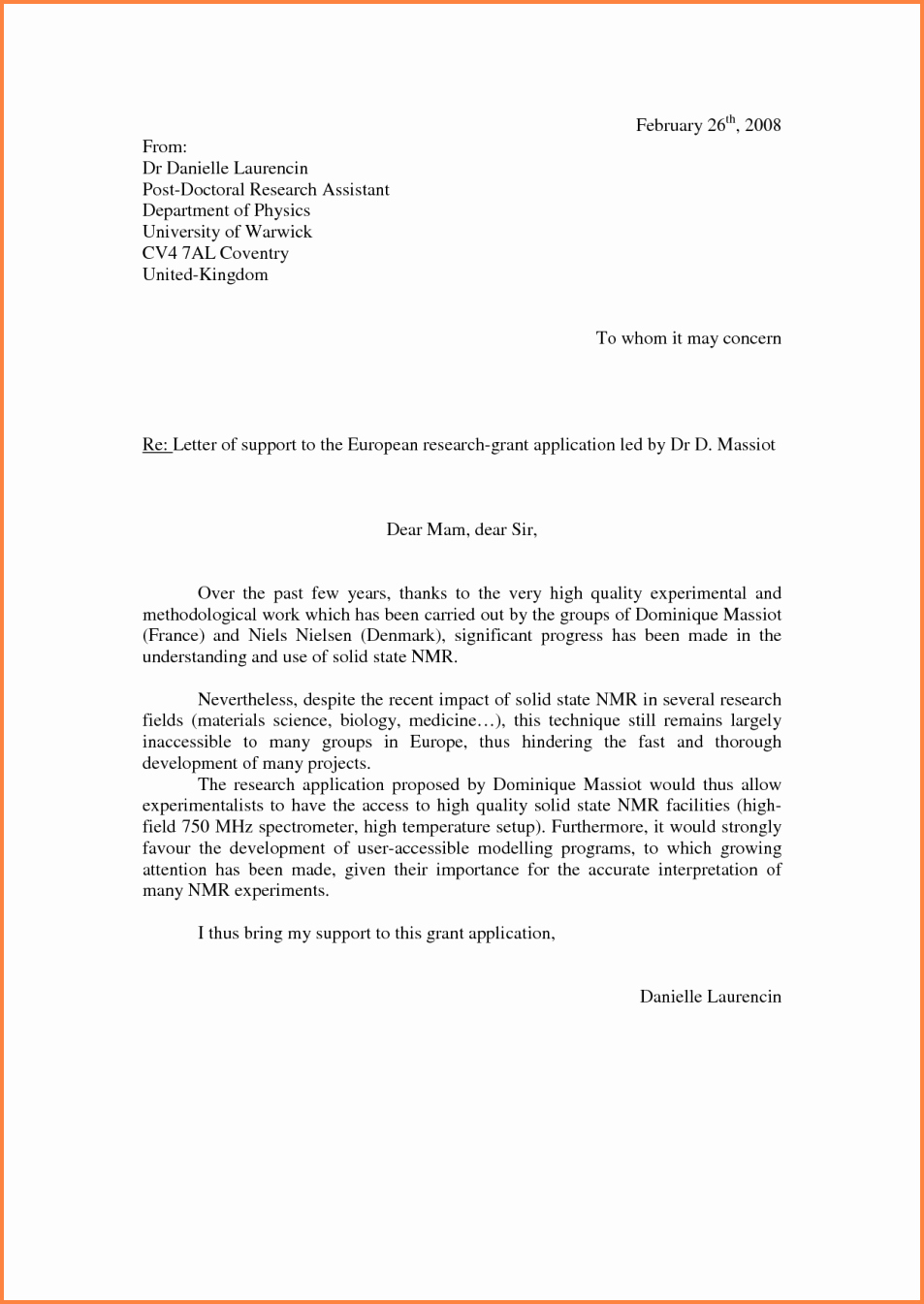Sample Letter Of Collaboration Project Beautiful 3 Letter Of Support for Project Proposal