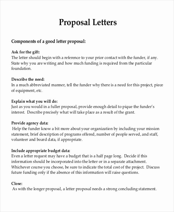 Sample Letter Of Collaboration Project Beautiful 9 Sample Project Proposal Letter Examples In Word Pdf