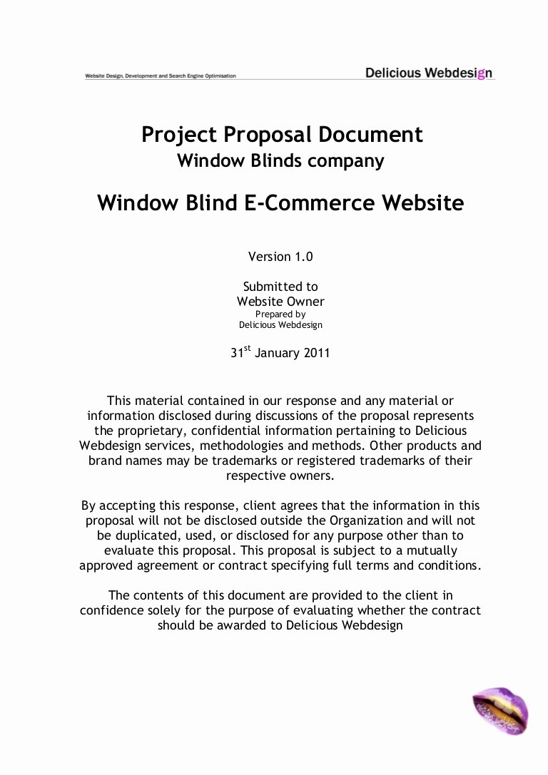 Sample Letter Of Collaboration Project Beautiful Scope Proposal E Merce Website