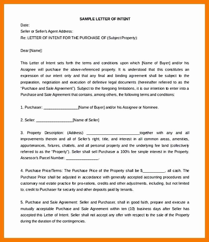 Sample Letter Of Intent to Lease Inspirational 12 13 Sample Letter Of Interest In Property