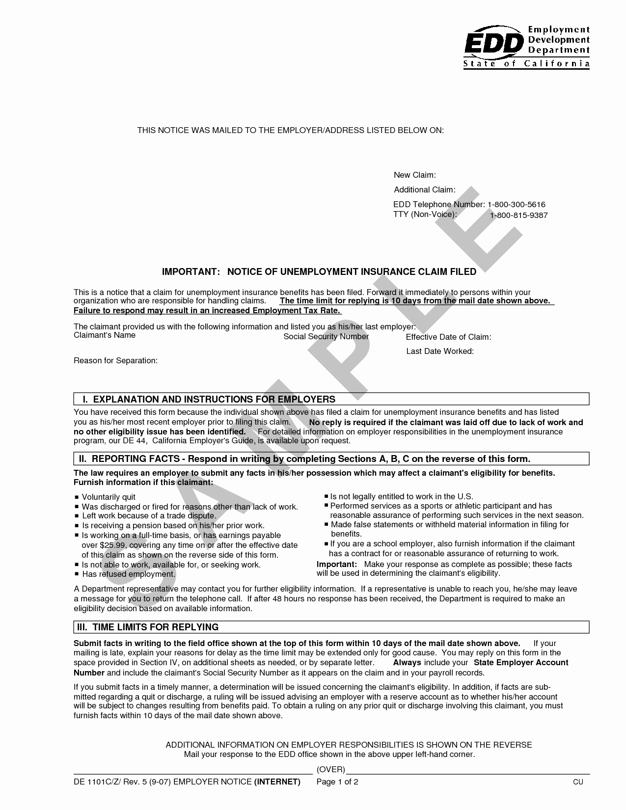 Letter To Protest Unemployment Benefits / Free Unemployment Verification Letter Sample With ...