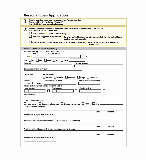 Sample Loan Application form Inspirational Loan Note Template 8 Free Word Pdf Documents Download