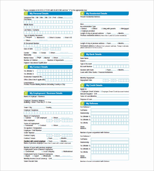 Sample Loan Application form New 8 Note Template for Personal Loan Templates – Free Sample