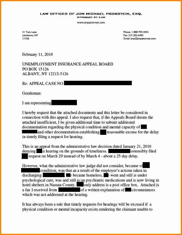 Sample Of Appeal Letter for Disqualification Fresh 9 Writing An Appeal for Unemployment
