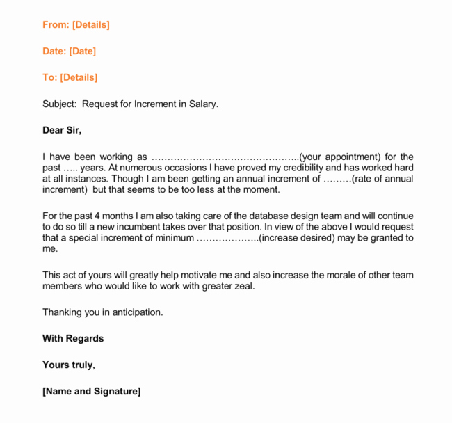 Sample Pay Increase Letter to Employee Beautiful Writing A Salary Increase Letter with 12 formats &amp; Samples