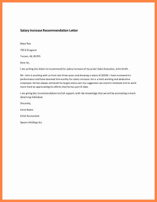 Sample Pay Increase Letter to Employee Inspirational 7 How to Write Salary Increase Letter