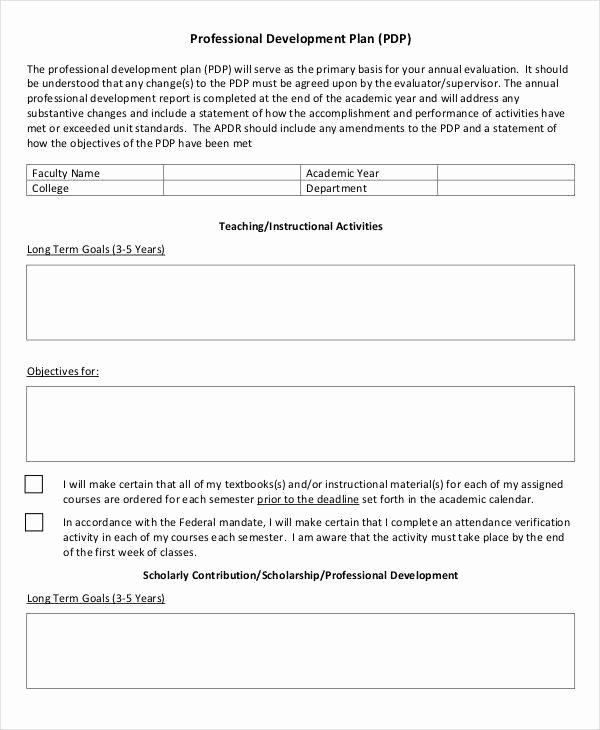 Sample Professional Development Plan Fresh 10 Development Plan Samples &amp; Templates Pdf Docs