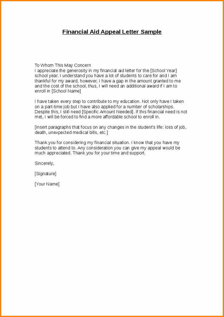 Sample Sap Appeal Letter Fresh 6 Sap Appeal Example Letter