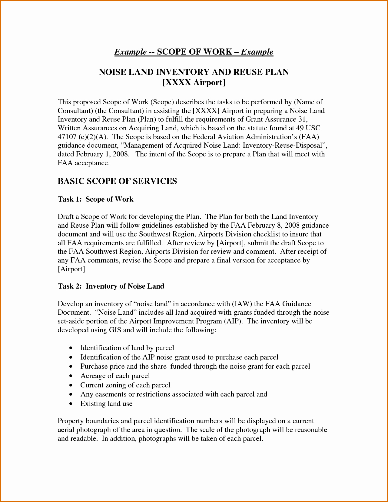 Sample Scopes Of Work Unique 7 Scope Of Work Example