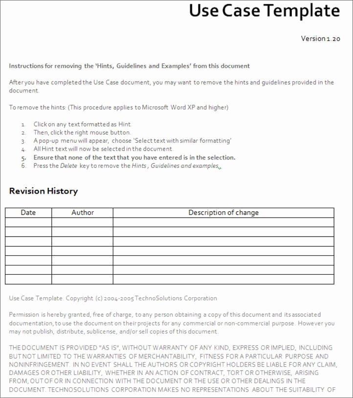 Sample Use Case Document Awesome 7 Use Case Templates Free Ppt Excel Doc Example formats