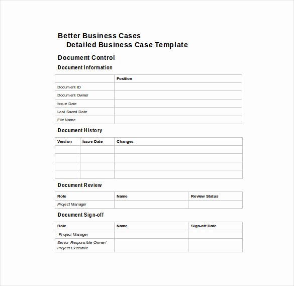 Sample Use Case Document Best Of 13 Business Case Templates Pdf Doc