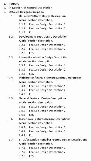 Sample Use Case Document Inspirational software Design Document Templates &amp; Examples