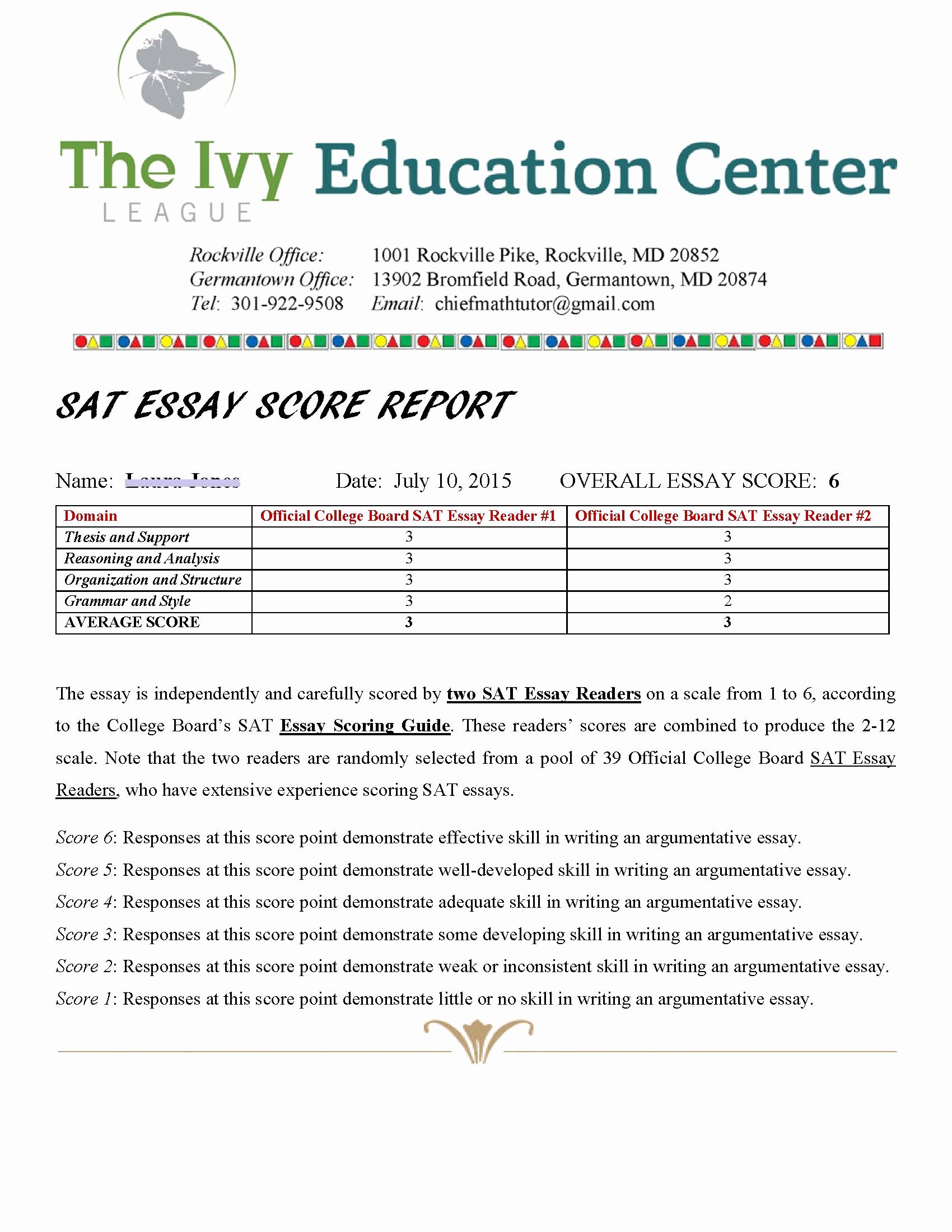 Sat Essay Paper Pdf Luxury Sat Essay Scoring and Feedback