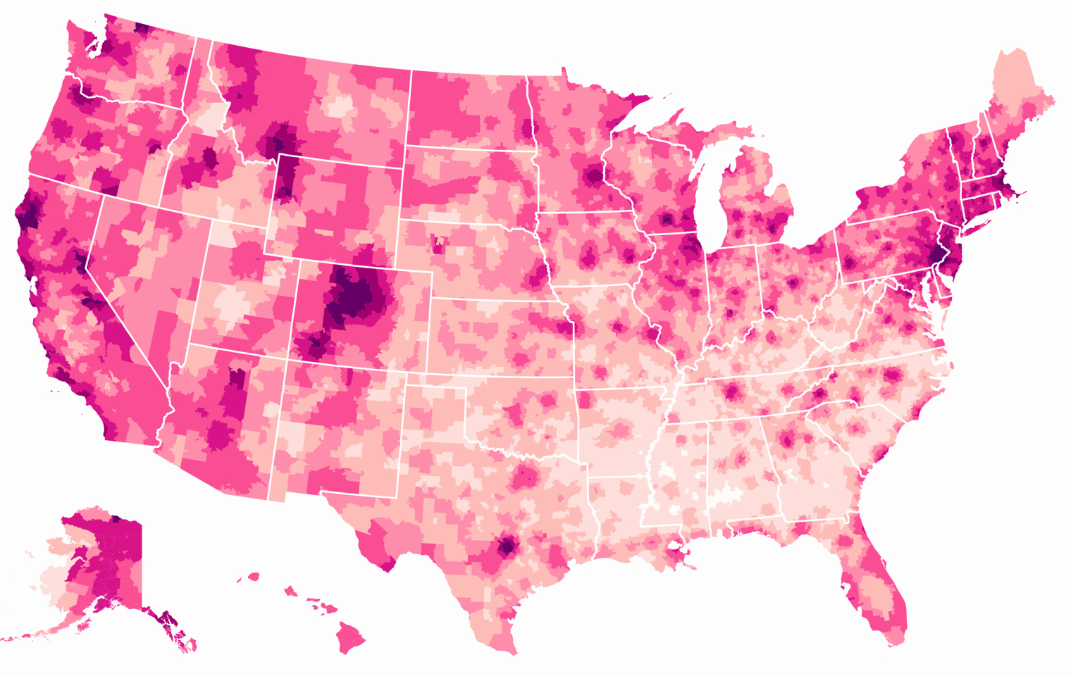 Satire Paper On Teenage Pregnancy Lovely ‘duck Dynasty’ Vs ‘modern Family’ 50 Maps Of the U S