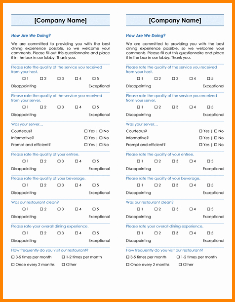 Satisfaction Survey Template Word Awesome 8 Word Survey Template