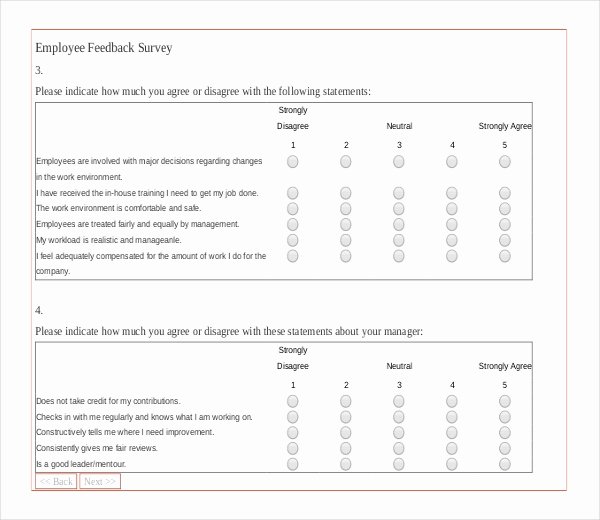 Satisfaction Survey Template Word Fresh 20 Employee Survey Templates &amp; Samples Doc Pdf
