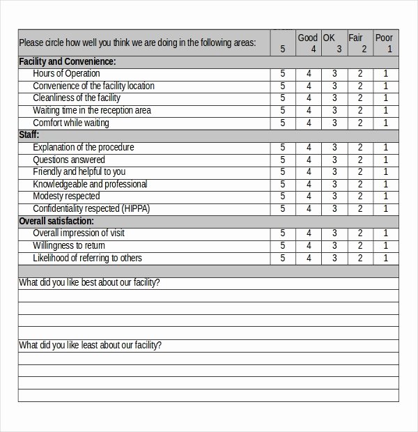 Satisfaction Survey Template Word Fresh Satisfaction Survey Template – 20 Free Word Excel Pdf