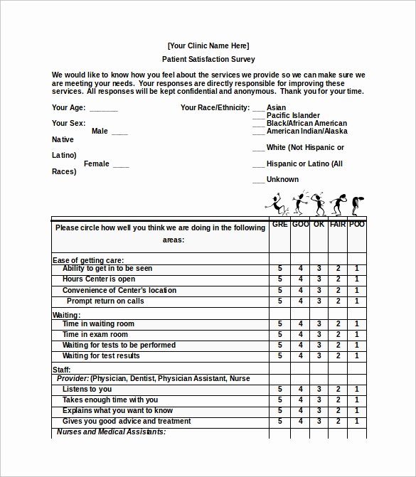 Satisfaction Survey Template Word Inspirational Sample Satisfaction Survey Template 9 Free Documents In