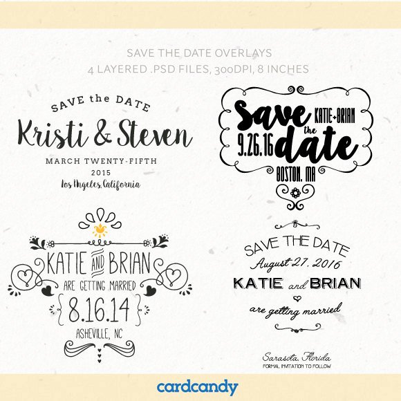 Save the Date Text Template Best Of Digital Save the Date Overlays Wedding Card